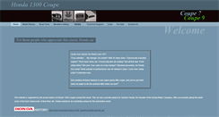 Desktop Screenshot of honda-1300-coupe.com